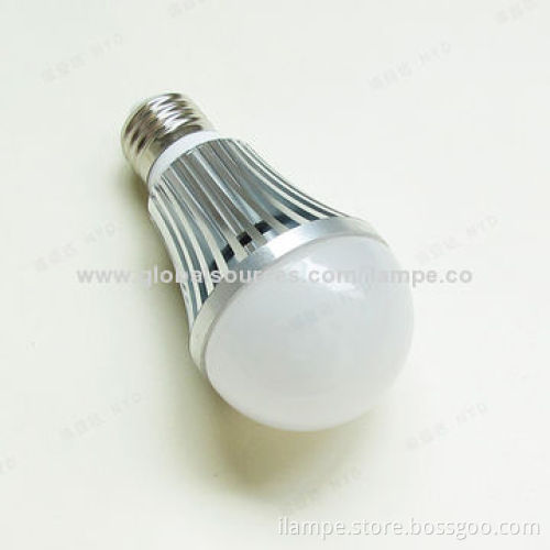 E27 7W LED bulb light with aluminum housing, have good heat dissipation